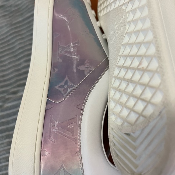 Louis Vuitton Luxembourg Low Top Sneakers only worn once. LV size 9.5  US10.5/11 - Picture 3 of 11